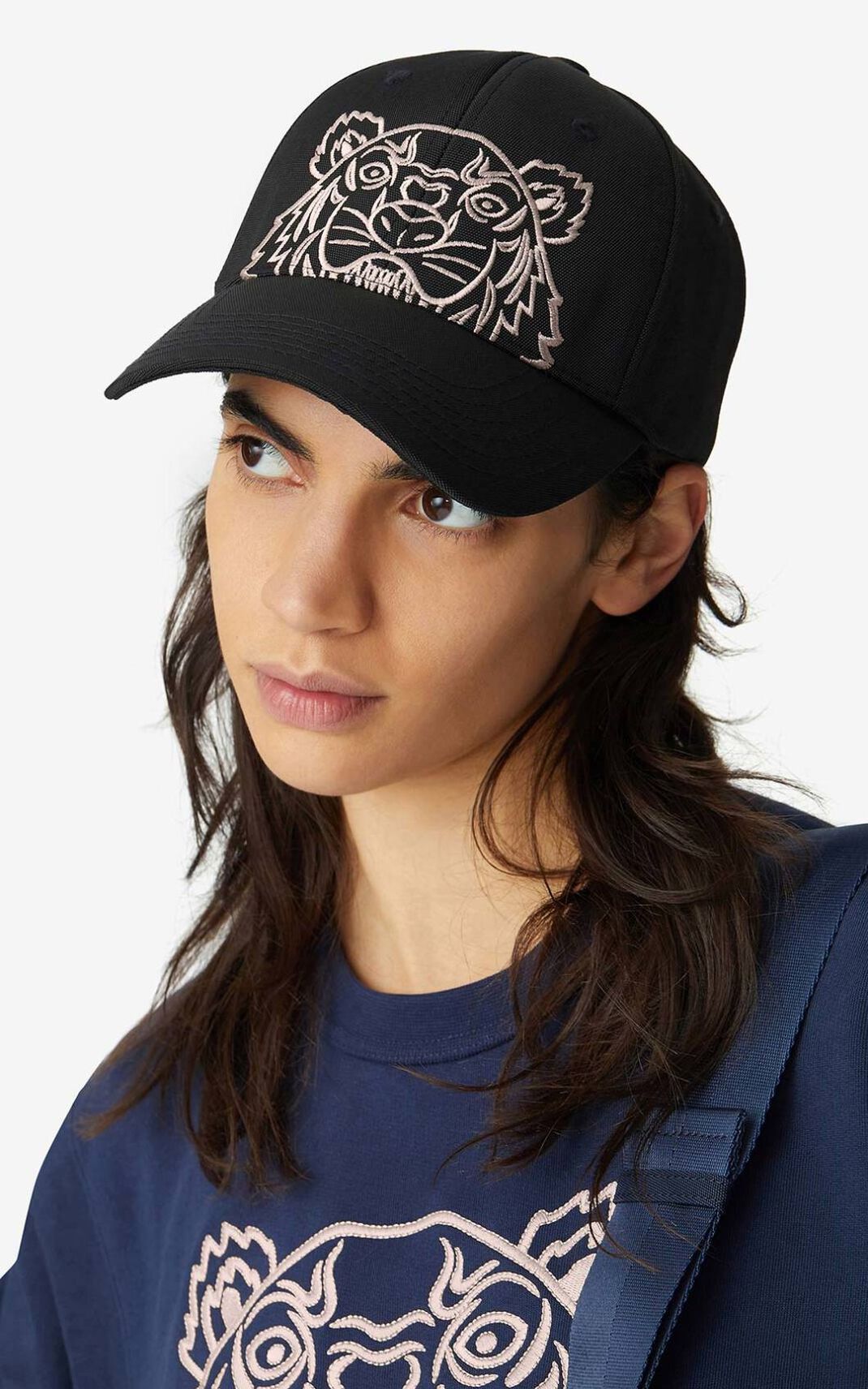 Kenzo Lona Kampus Tiger Gorras Mujer Negras | 1602854-XJ